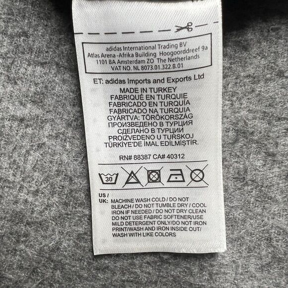 Adidas Trefoil Sports Bra Women’s XS Black Crop Top NWT NEW - Picture 5 of 7